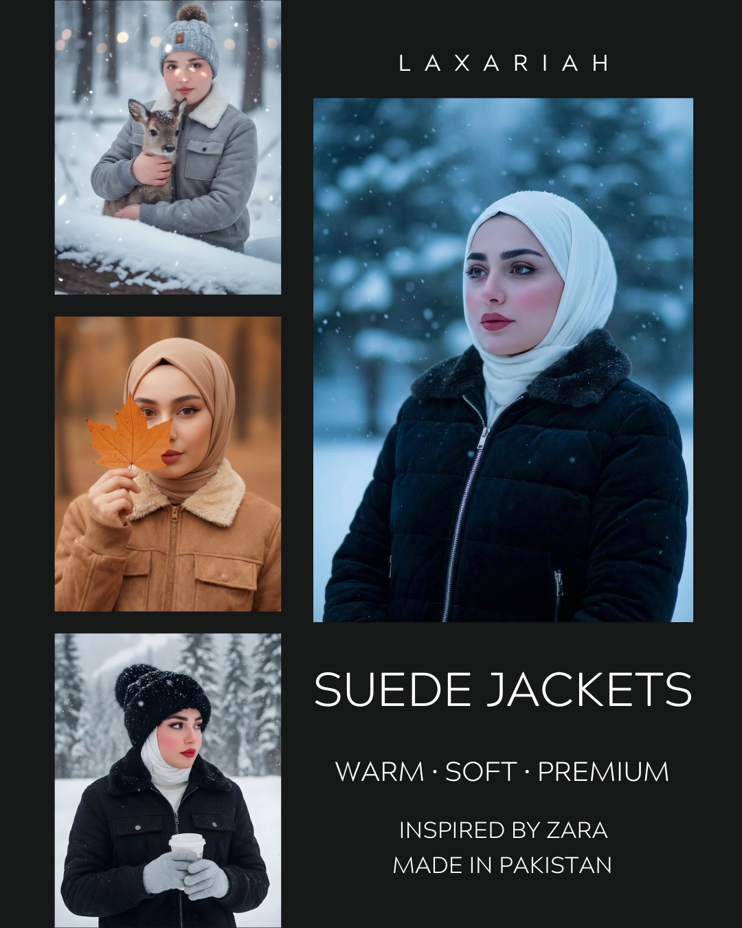Premium Soft Suede Leather Jackets –Women