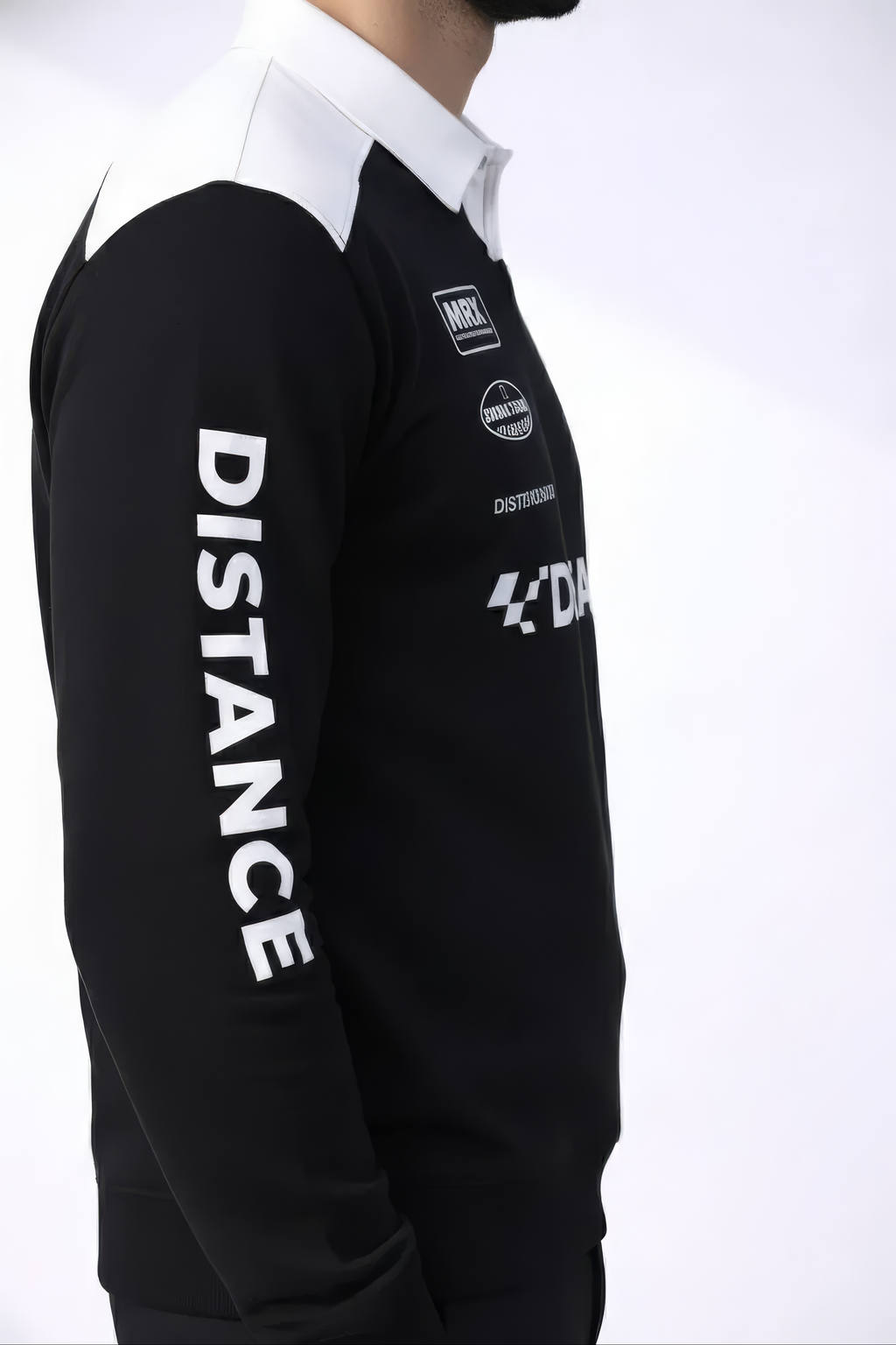 Summit Club Long Sleeve Polo — Black Edition