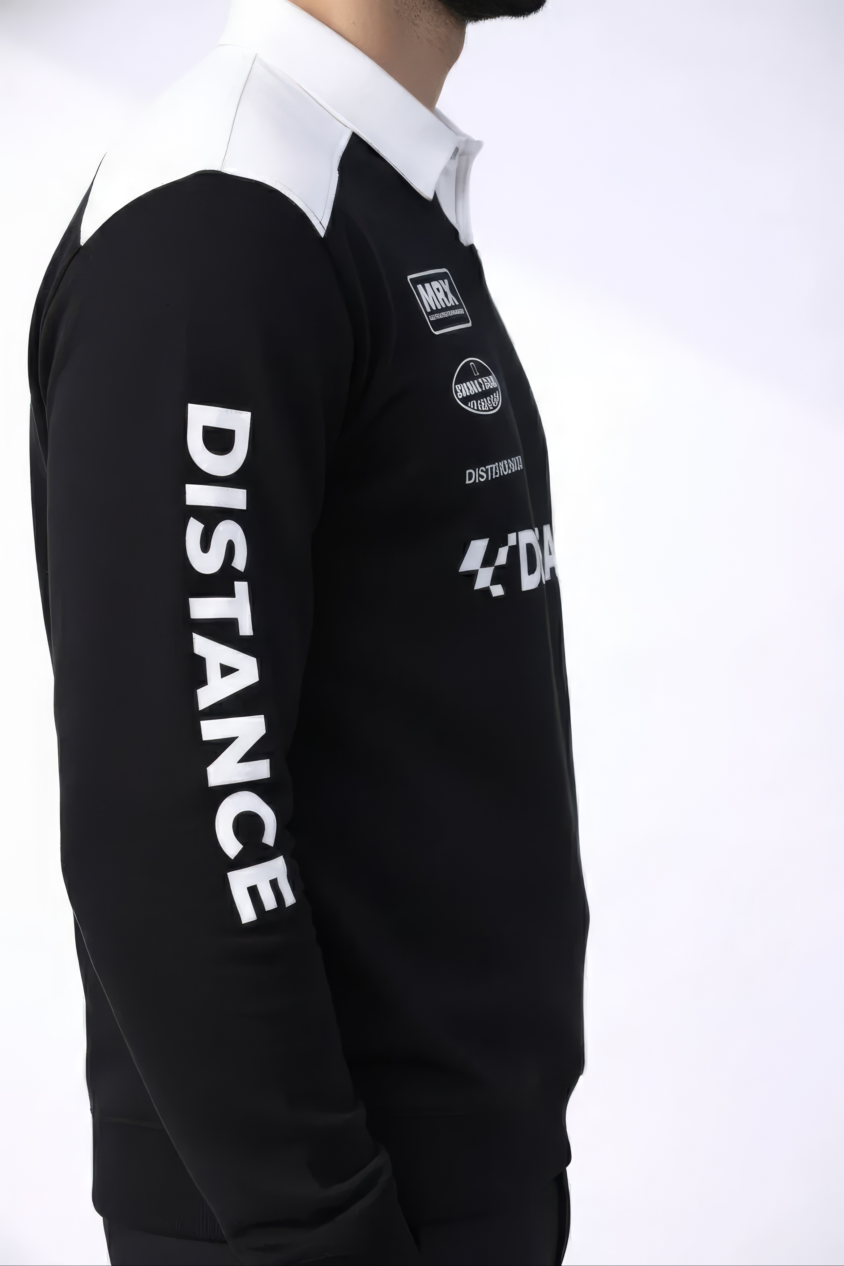 Summit Club Long Sleeve Polo — Black Edition