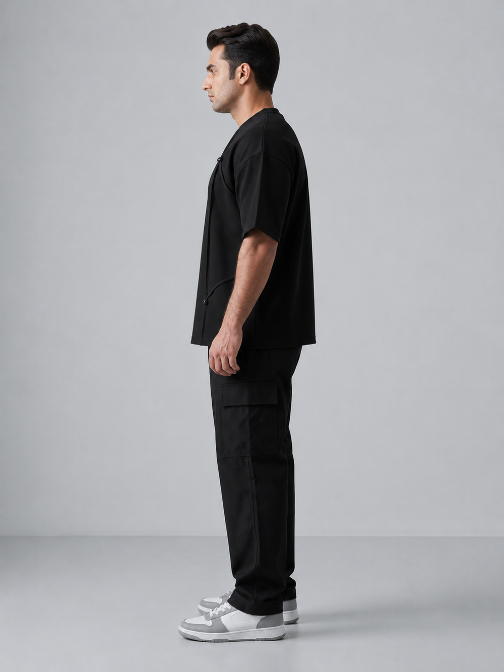 Monolith Box Fit Shirt Stealth Black