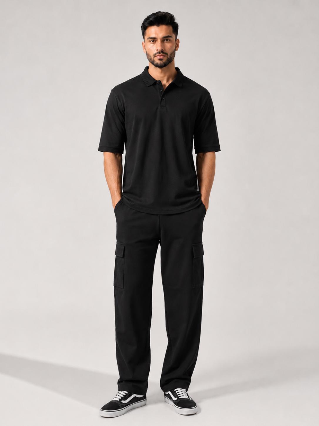 Signature Polo Black