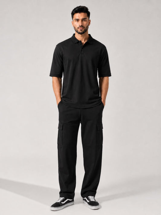 Signature Polo Black