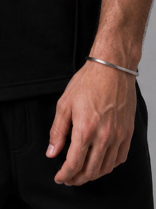 Minimal Steel Bracelet