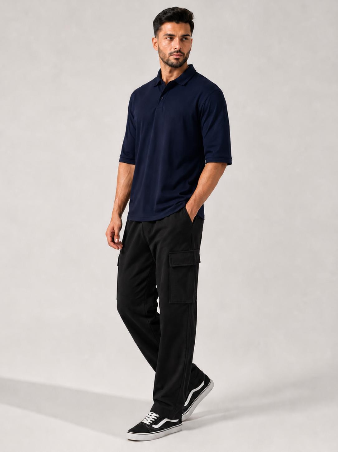 Signature Polo Heather Grey