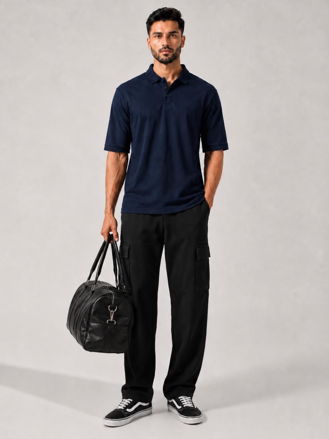 Signature Polo Heather Grey