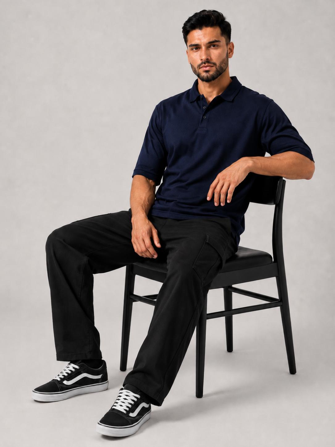 Signature Polo Heather Grey
