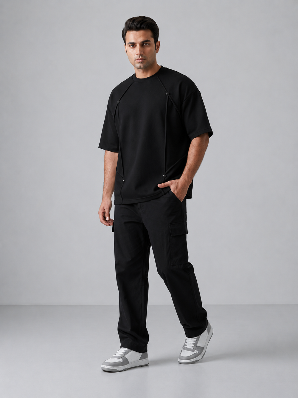 Monolith Box Fit Shirt Stealth Black