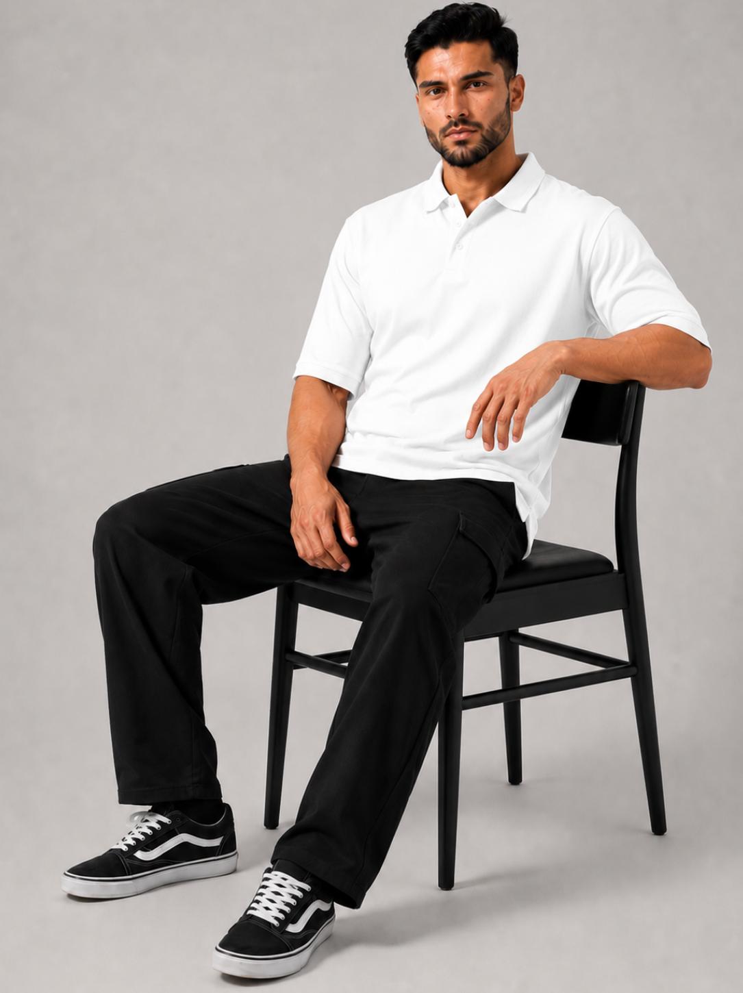 Signature Polo Heather Grey