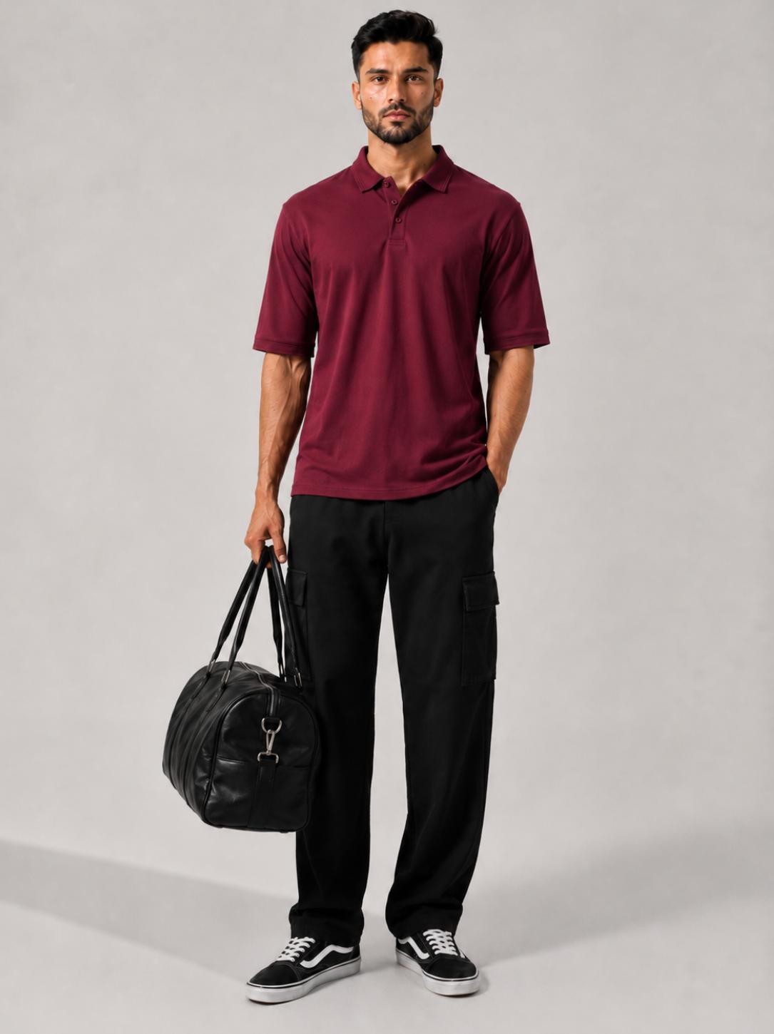 Signature Polo Heather Grey