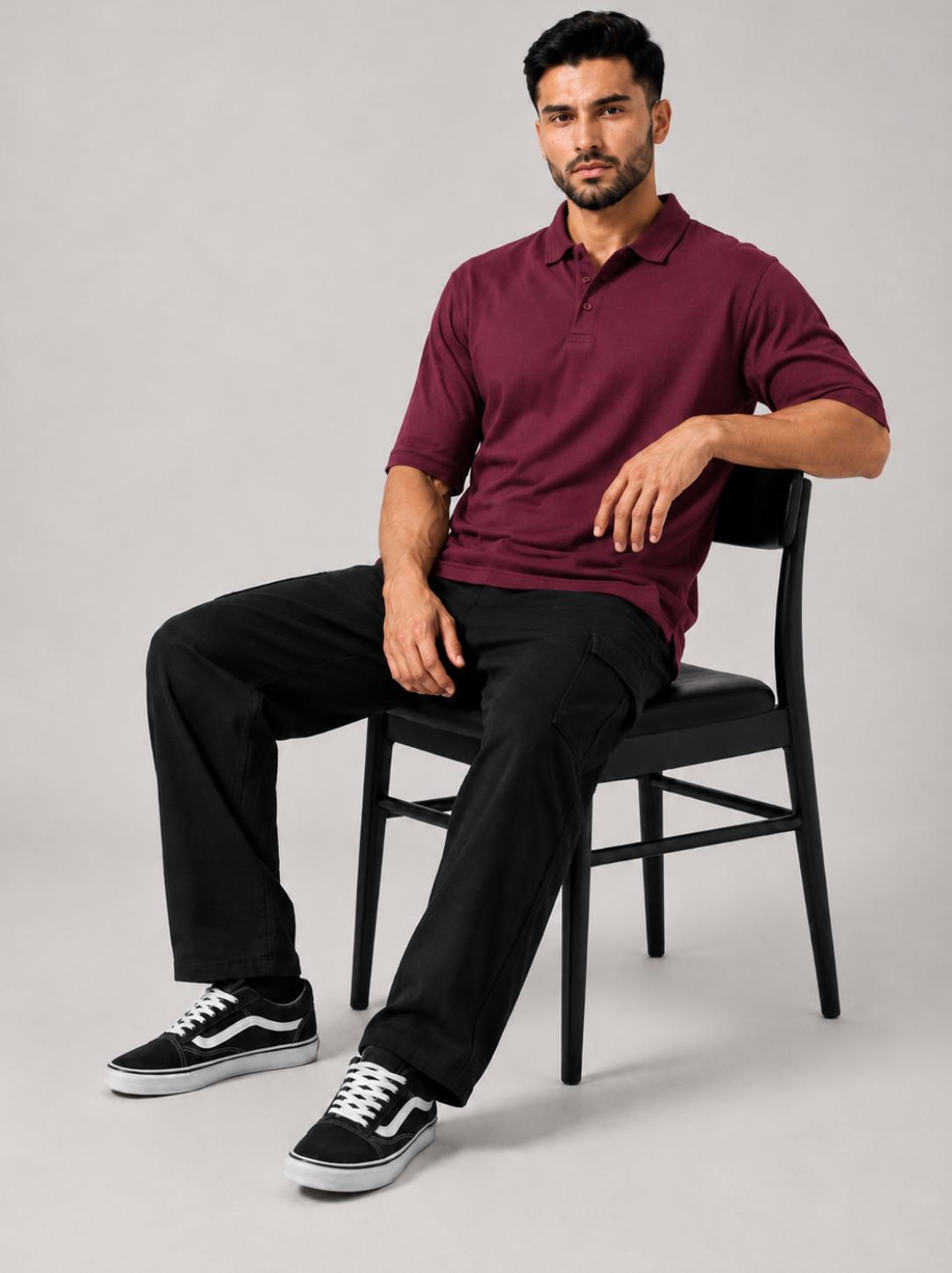 Signature Polo Heather Grey