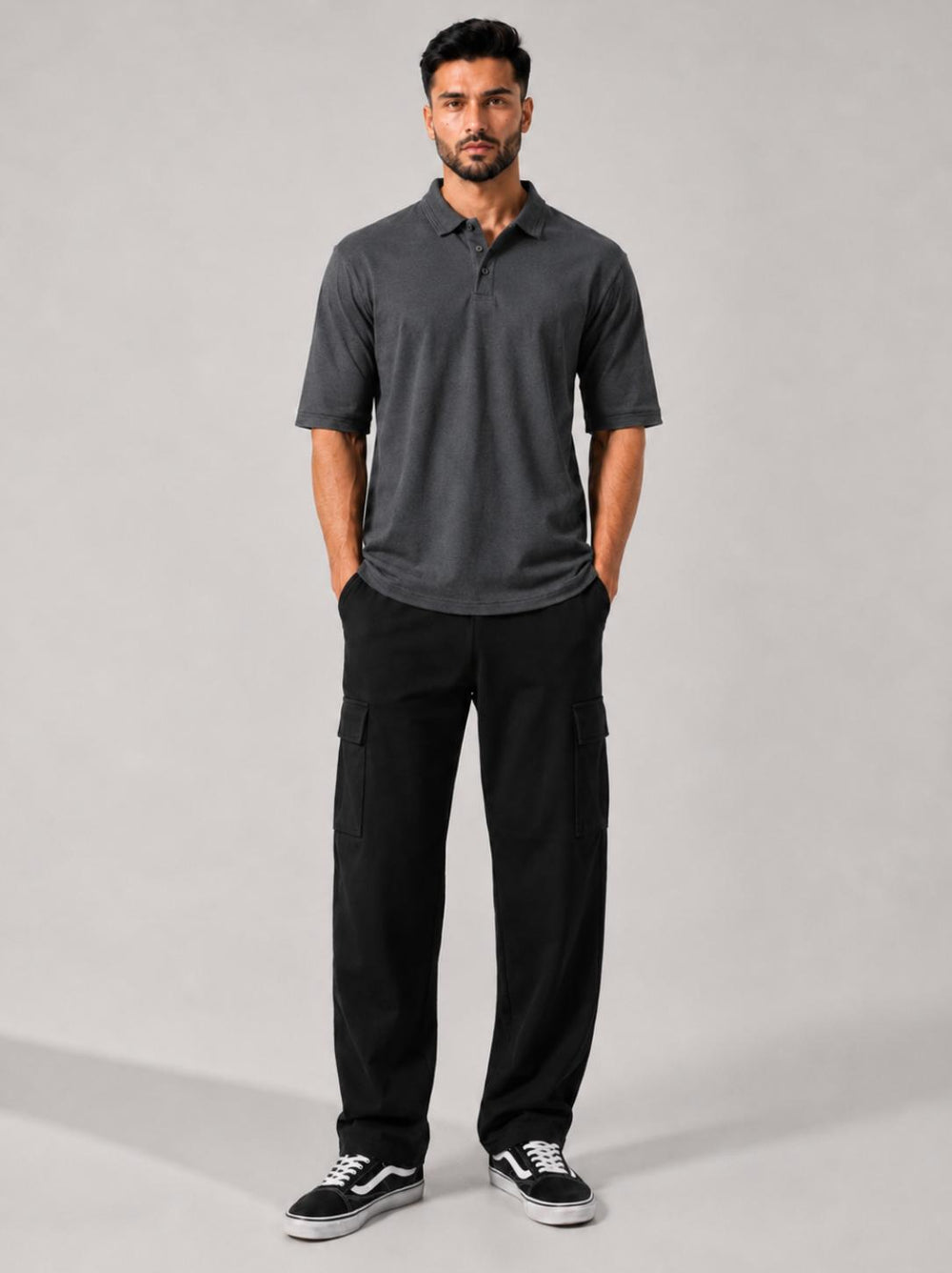 Signature Polo Dark Grey