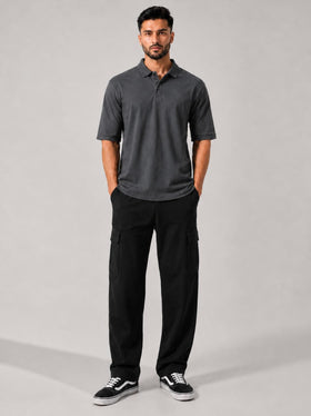 Signature Polo Dark Grey