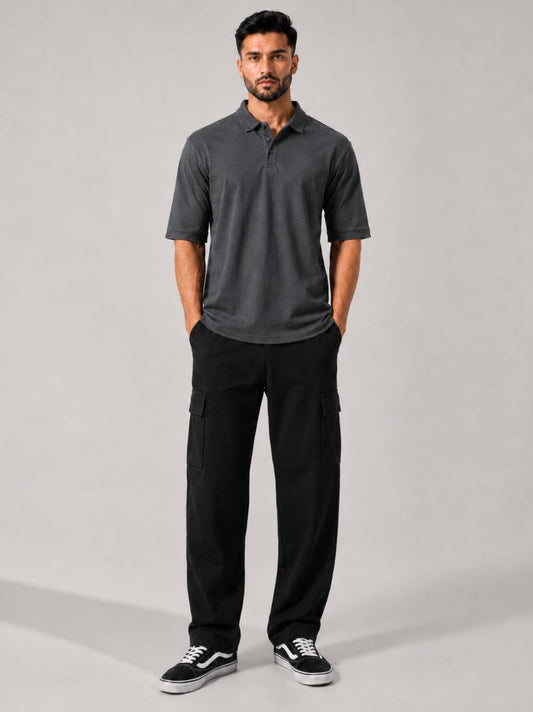 Signature Polo Dark Grey