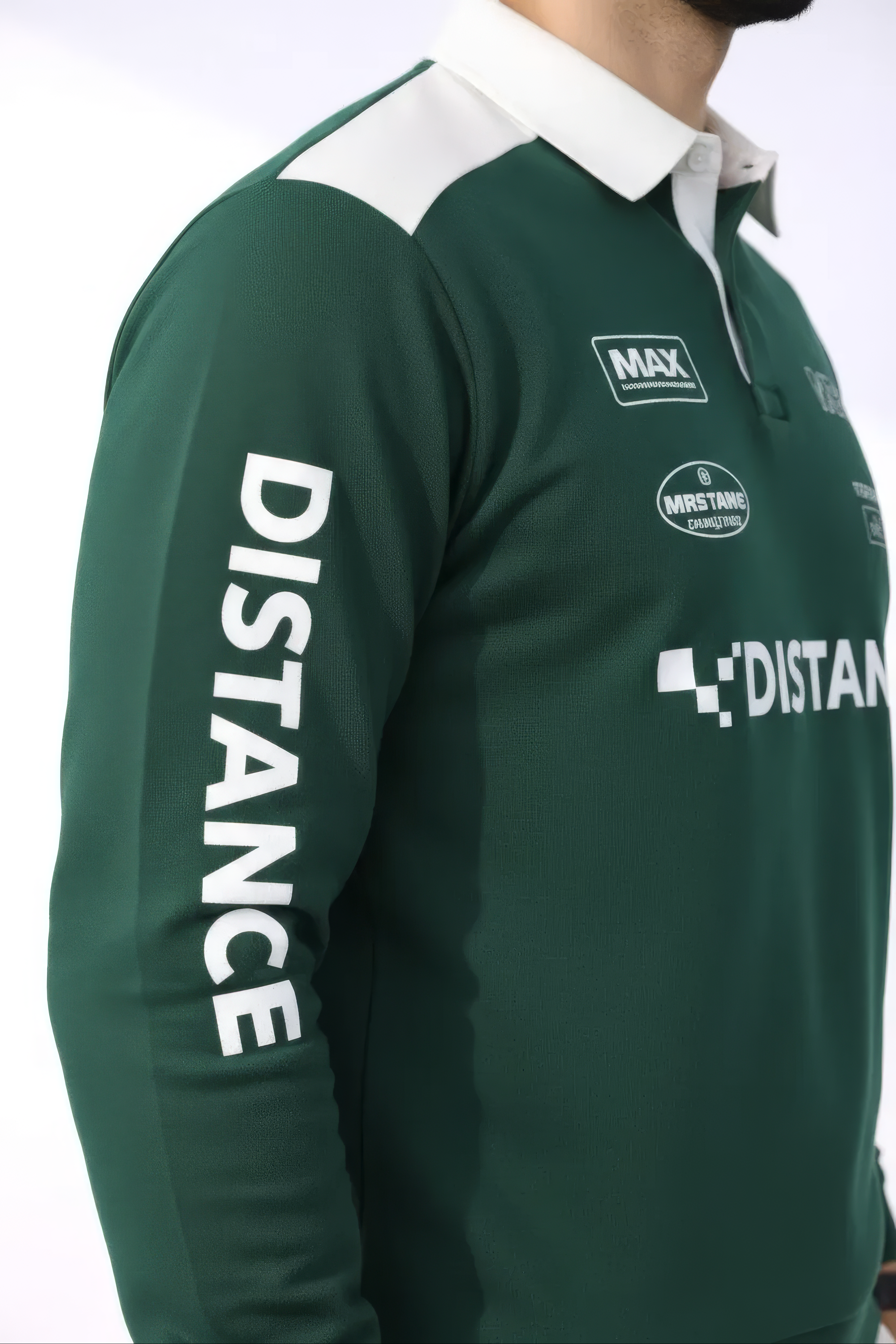 Summit Club Long Sleeve Polo - Emerald Green