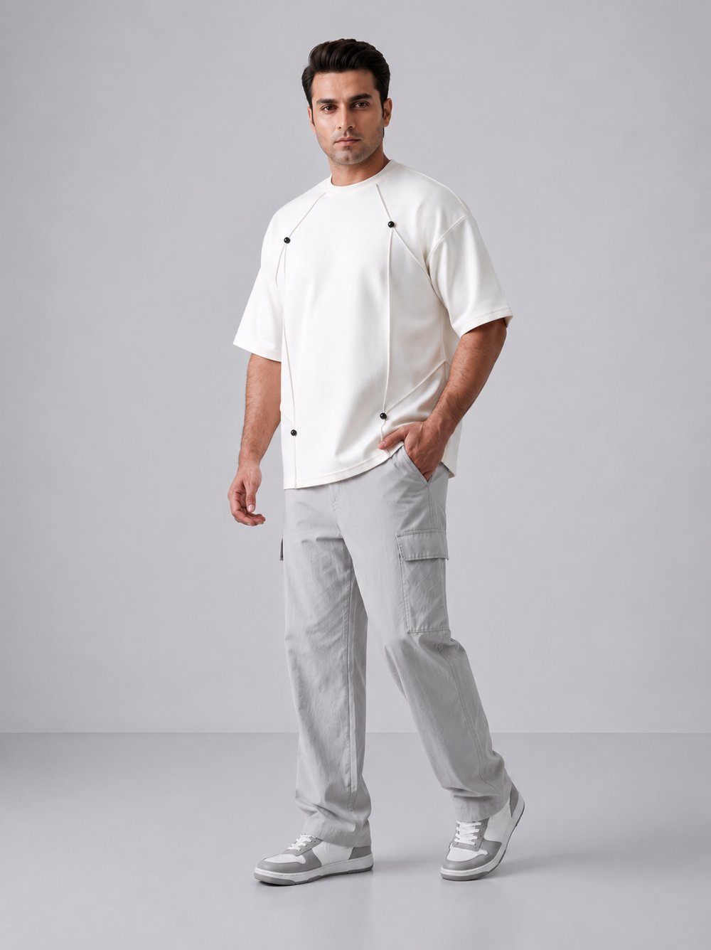 Monolith Box Fit Shirt Pure White