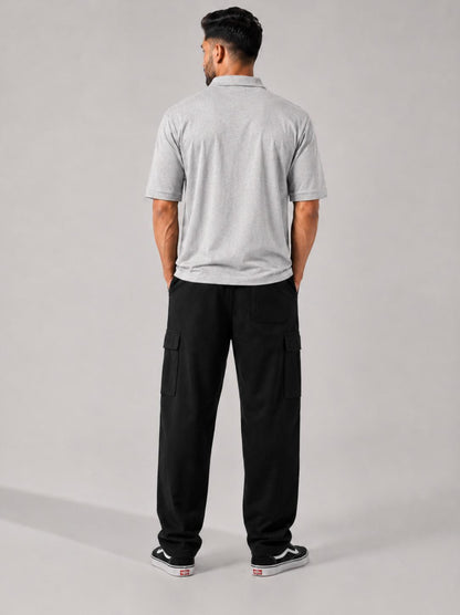 Signature Polo Heather Grey