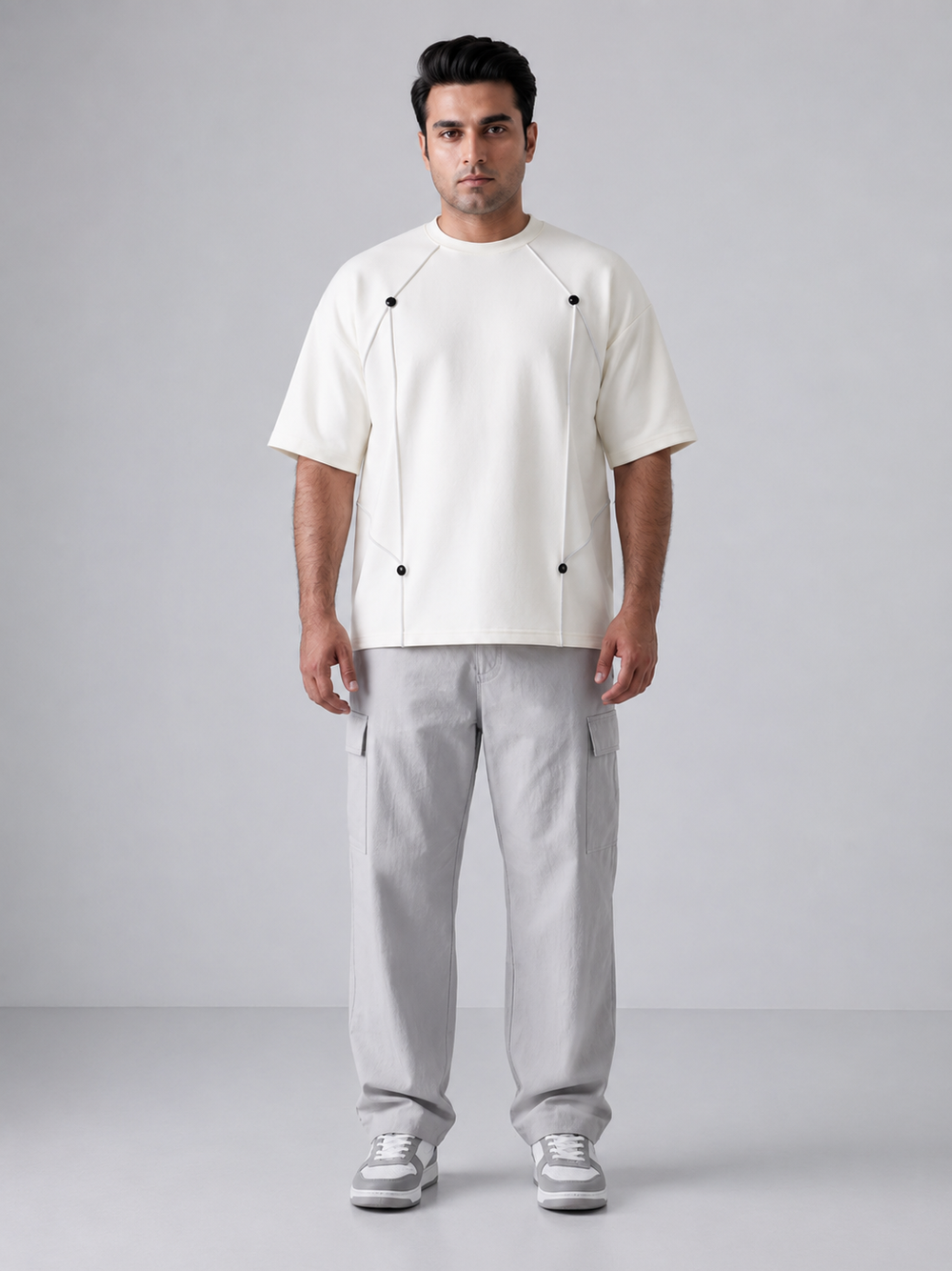 Monolith Box Fit Shirt Pure White