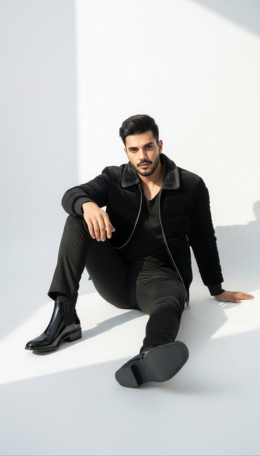 Frost Noir Elite Puffer Satin