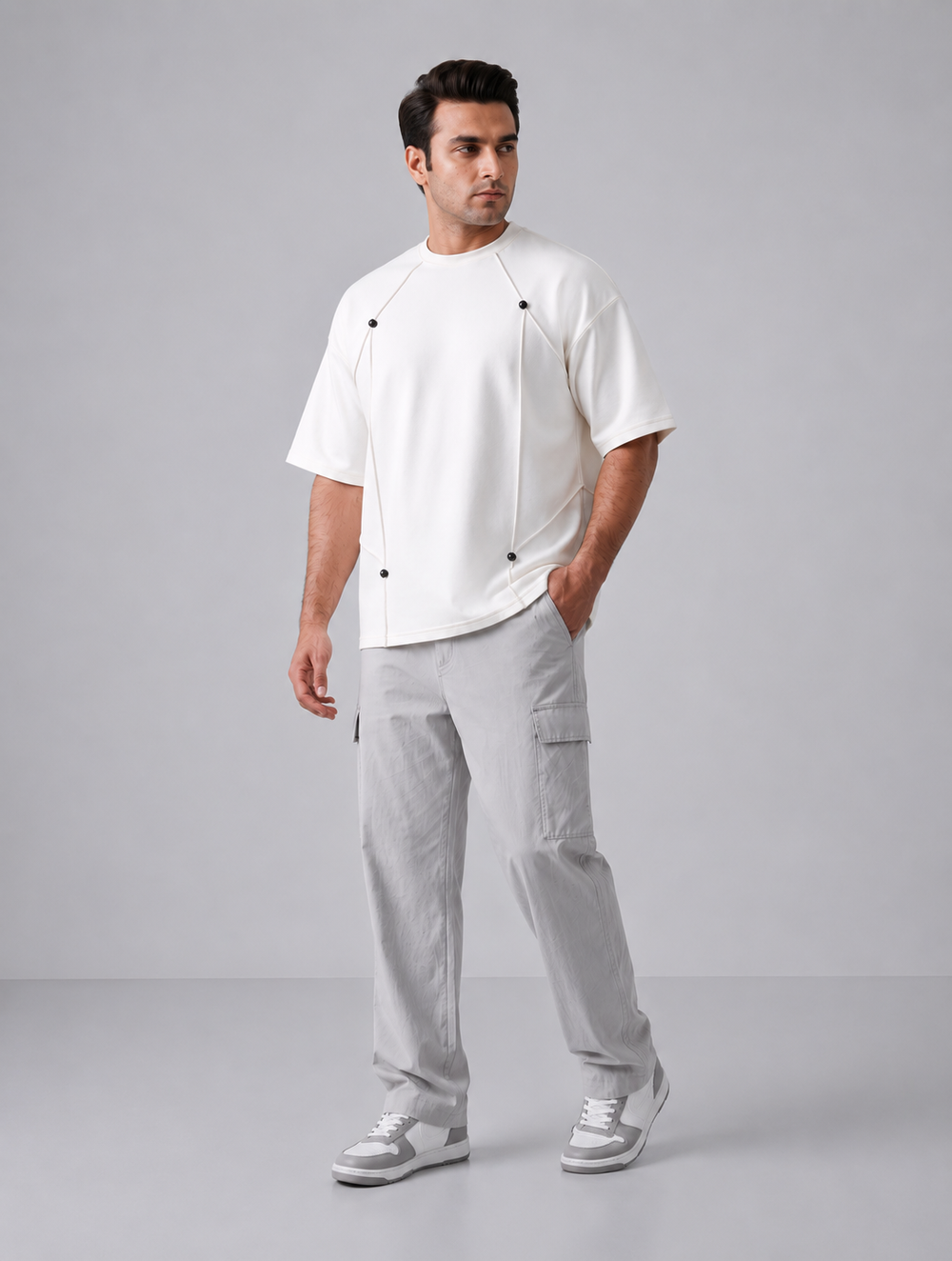 Monolith Box Fit Shirt Pure White