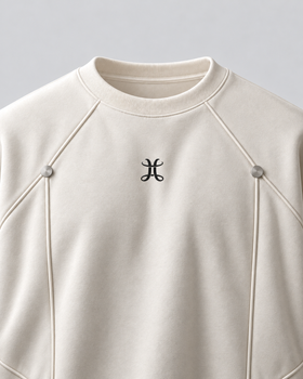 Monolith Contour Box Fit Long Sleeve — Cream White