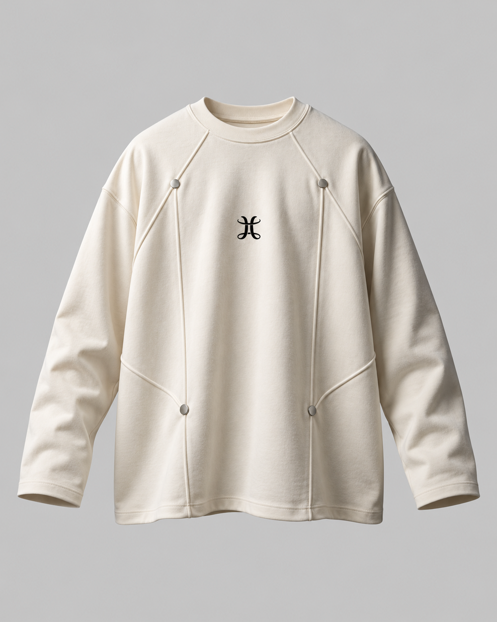 Monolith Contour Box Fit Long Sleeve — Cream White