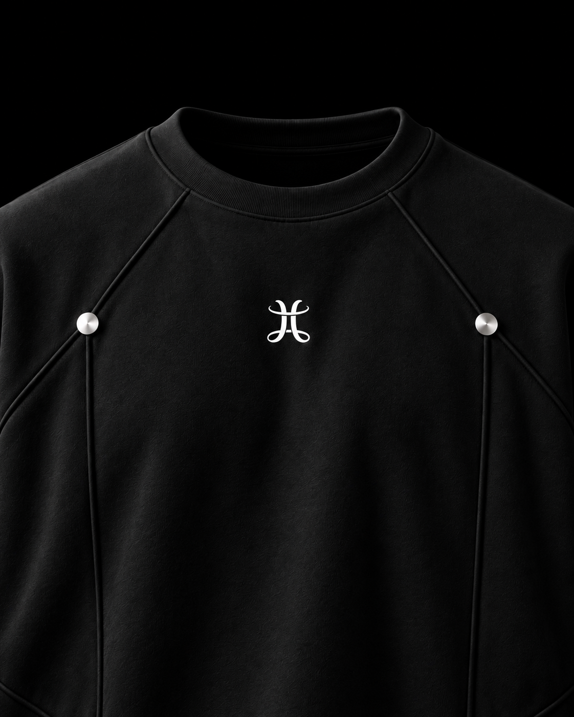 Monolith Contour Box Fit Long Sleeve — Jet Black.