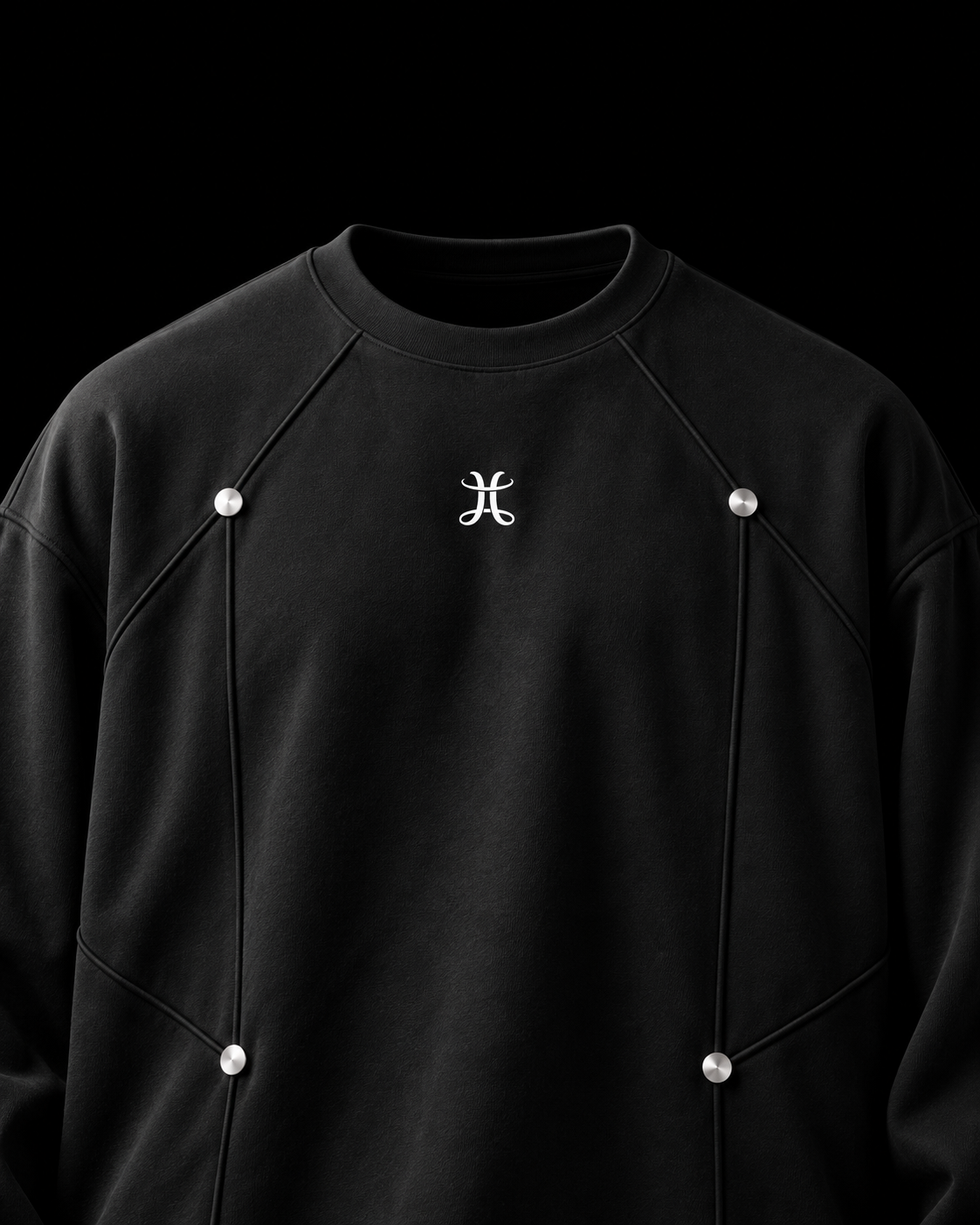 Monolith Contour Box Fit Long Sleeve — Jet Black.