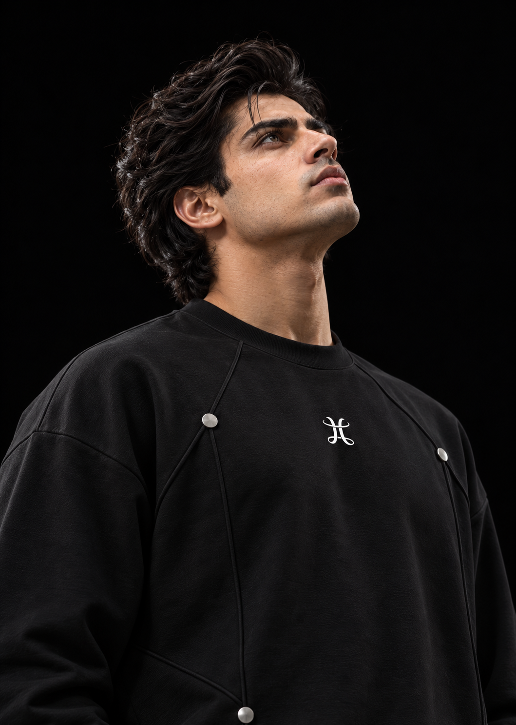 Monolith Contour Box Fit Long Sleeve — Jet Black.