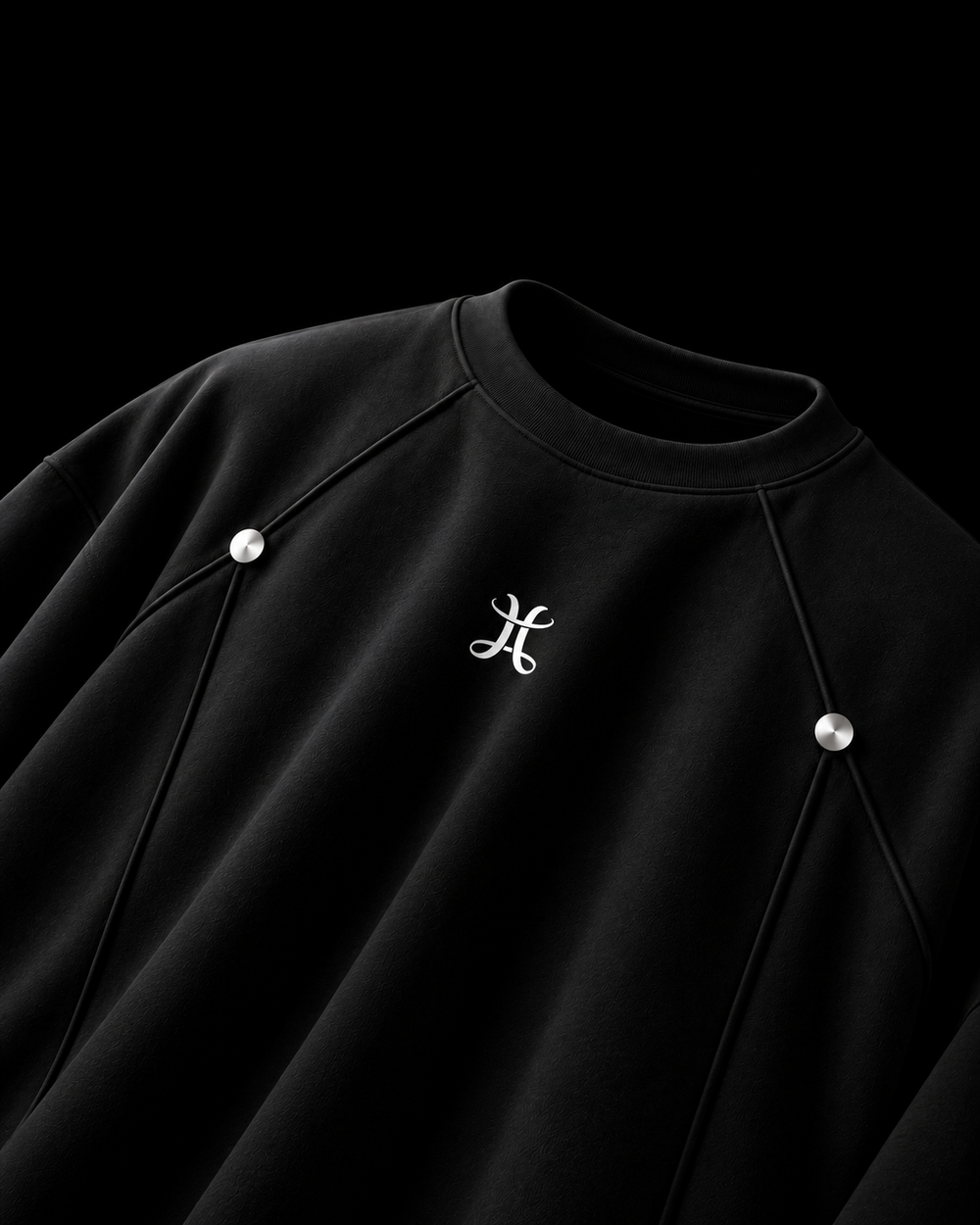 Monolith Contour Box Fit Long Sleeve — Jet Black.