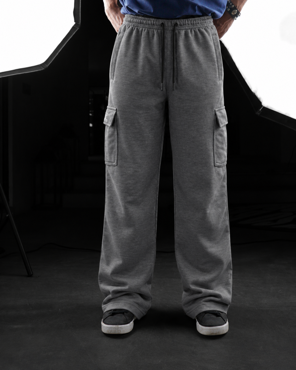 Structure Grey Straight Fit Cargo
